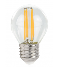 WOJ+14396  LAMPARA ESFERICA  LED CRISTAL 6W E27 2700K SPECTRUM