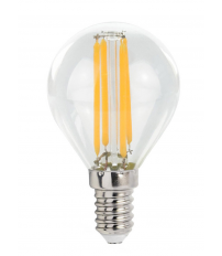 WOJ+14389  LAMPARA ESFERICA LED CRISTAL 6W E14 2700K SPECTRUM