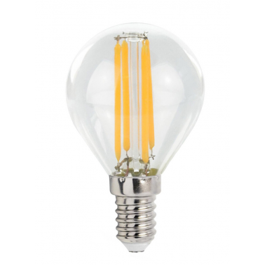 WOJ+14389  LAMPARA ESFERICA LED CRISTAL 6W E14 2700K SPECTRUM