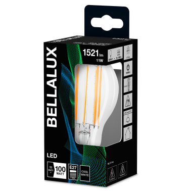 592315 LAMPARA STANDARD FIL LED E27 6,5W 4000K BELLALUX