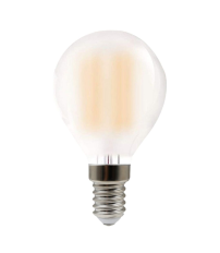 121140 LAMPARA LED ESFERICA MATE E14 6W 800Lm 3000K B&B