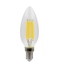 121117 LAMPARA LED VELA CLARA E14 6W 800lm 4000K B&B