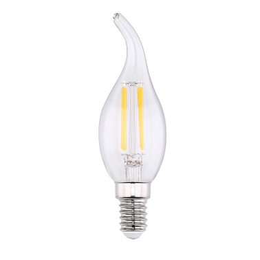 121174 LAMPARA LED VELA PUNTA CLARA E14 6W 800Lm 3000K B&B