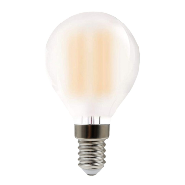 121141 LAMPARA LED ESFERICA MATE E14 6W 800Lm 4000K B&B
