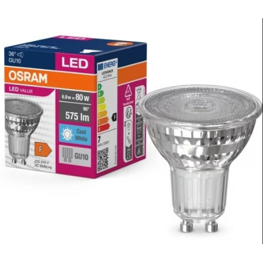 096660 LAMPARA LED GU10 6,9W 4000K 36º VALUE