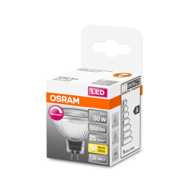 433724 LAMPARA MR16 LED REGULABLE GU5,3 8W 2700K 36° SUPERSTAR OSRAM