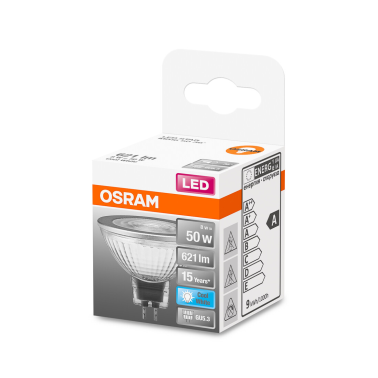 433786 LAMPARA MR16 LED GU5,3 8W 4000K 36° STAR OSRAM