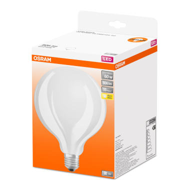 269866 LAMPARA GLOBO FIL LED MATE E27 7W 2700K 125mm RETROFIT OSRAM