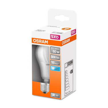 430693 LAMPARA STANDARD LED E27 8,5W 4000K STAR OSRAM