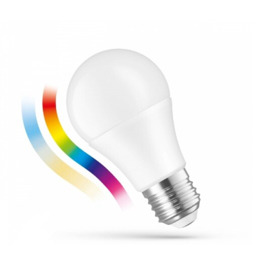 WOJ+14628 LAMPARA STANDARD LED 8,5W E27 SMART REG RGB SPECTRUM