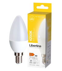 600015002 LAMPARA VELA LED E14 8W 4200K LIBERTINA