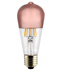364-06-107 LAMPARA PERA FIL LED REFL BRONCE 8W E27