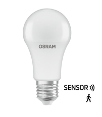 129346 LAMPARA STANDARD LED SENSOR MOVIMIENTO E27 8,8W 4000K OSRAM