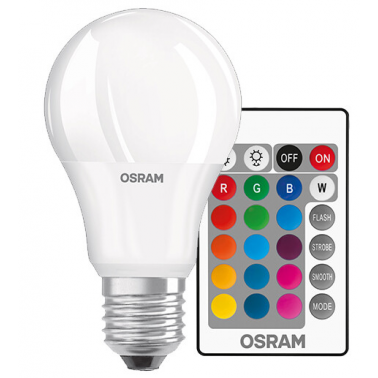 430754 LAMPARA STANDARD FIL LED MATE E27 9W 2700K+RGB C/MANDO RETROFIT OSRAM