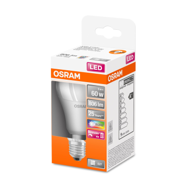 430754 LAMPARA STANDARD FIL LED MATE E27 9W 2700K+RGB C/MANDO RETROFIT OSRAM