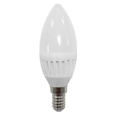 120646 BOMBILLA VELA CERAMICA E14 C37 9W 1000lm 3000K B&B