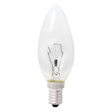 11182 LAMPARA VELA CLARA 25W E14 230V REFORZADA