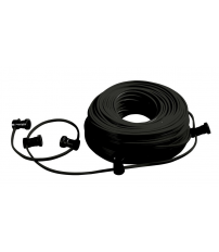 0900200 50mt MANGUERA PLANA FLEXIBLE NEGRA 2x2,5mm2
