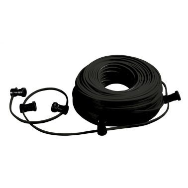 0900200 50mt MANGUERA PLANA FLEXIBLE NEGRA 2x2,5mm2