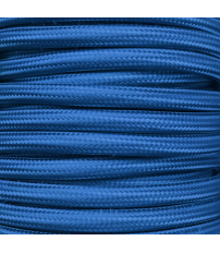 CIR62CM16 5m CABLE TEXTIL LISO AZUL KLEIN MATE