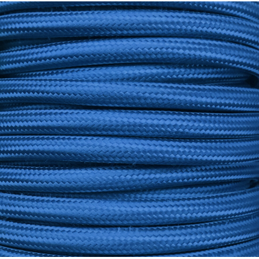 CIR62CM16 25m CABLE TEXTIL LISO AZUL KLEIN MATE