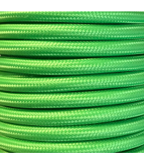 CIR62CM31 5 MTS CABLE TEXTIL LISO VERDE CLARO MATE