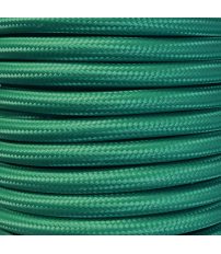 CIR62CM32 15 MTS CABLE TEXTIL LISO VERDE MATE