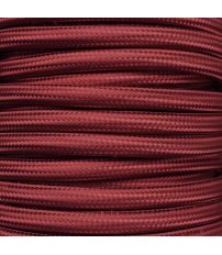 CIR62CM37 15 MTS CABLE TEXTIL LISO BERENJENA MATE