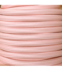 CIR62CM23 15 MTS CABLE TEXTIL LISO ROSA BABY MATE