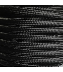 CIR62CM13 15m CABLE TEXTIL LISO NEGRO MATE
