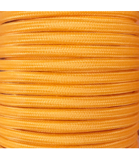 CIR62CM33 5 MTS CABLE TEXTIL LISO NARANJA CLARO MT