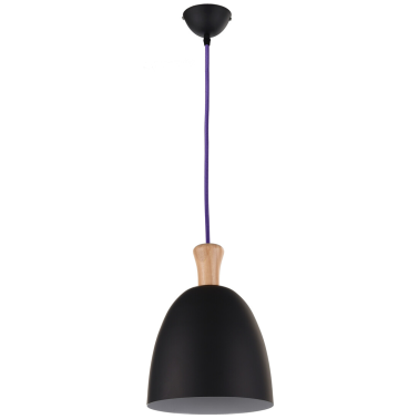 CIR62CTS65 5 MTS CABLE TEXTIL LISO VIOLETA BRILLO