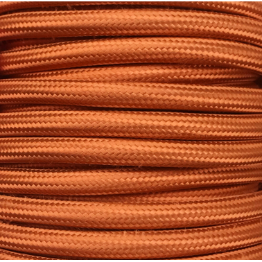 CIR62CTS20 15 MTS CABLE TEXTIL LISO COBRE BRILLO