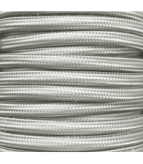 CIR62CTS53 5m CABLE TEXTIL LISO PLATA BRILLO