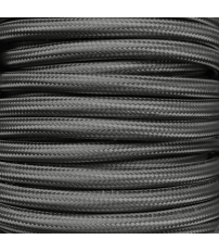 CIR62CTS55 25m CABLE TEXTIL LISO GRIS BRILLO