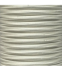 CIR62CTS86 5 MTS CABLE TEXTIL LISO BEIGE BRILLO