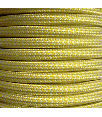 CIR62CTS73/16 5 MTS CABLE TEXTIL ZIGZAG AMAR/BL