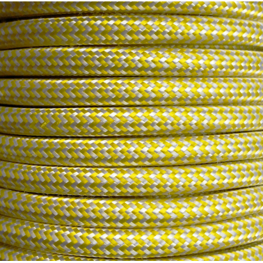 CIR62CTS73/16 15 MTS CABLE TEXTIL ZIGZAG AMAR/BL
