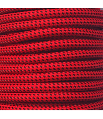 CIR62CTS25/56 15 MTS CABLE TEXTIL DUERO ROJO/NEGRO
