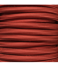 CIR62CTS26 5 MTS CABLE TEXTIL LISO GRANATE BRILLO