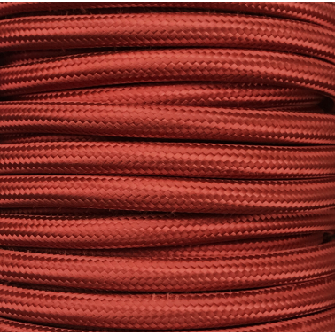CIR62CTS26 15 MTS CABLE TEXTIL LISO GRANATE BRILLO