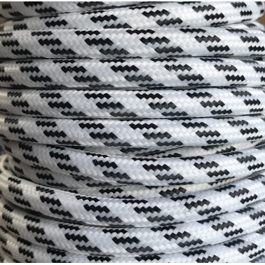 CIR62CM01/13 15 MTS CABLE TEXTIL FENIX NEGRO/BLANC