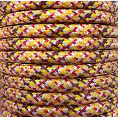 CIR62PI04 5m CABLE TEXTIL NARANJA PIXEL