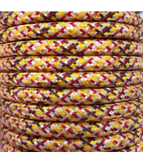 CIR62PI04 15m CABLE TEXTIL NARANJA PIXEL