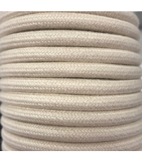 CIR62AL02 25m CABLE TEXTIL BEIGE ALGODON LISO