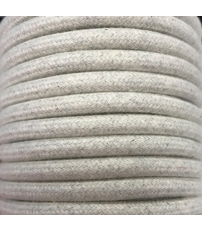 CIR62BA10 5m CABLE TEXTIL LINO ALGODON LISO