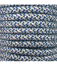 CIR62PI01 15m CABLE TEXTIL AZUL PIXEL BRILLO