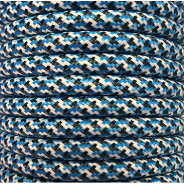 CIR62PI02 25 MTS CABLE TEXTIL  AZUL PIXEL
