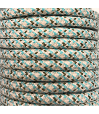 CIR62PI06 5m CABLE TEXTIL AZUL NORDICO PIXEL MATE