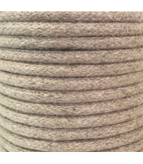CIR62CF01 25m CABLE TEXTIL SOGA CAÑAMO BEIGE